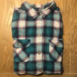 Eddie Bauer slightly fitted flannel